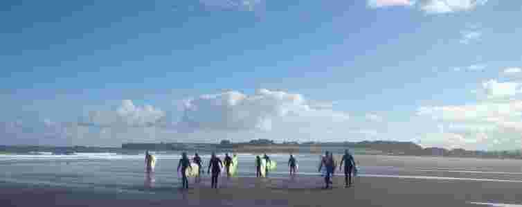 Coast to coast surf school, Dunbar, near Edinburgh, Scotland